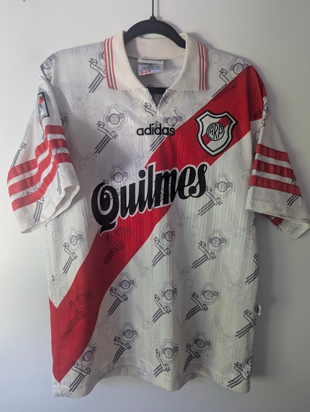 River Plate 1996-98 Jersey Signed Vintage Adidas Rare